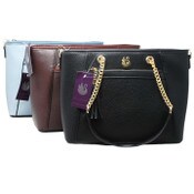 Wholesale - GLORIA VANDERBILT SATCHEL HANDBAG W/TOP ZIPPER 3-ASST BLK-BLUE-BROWN